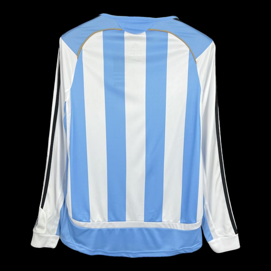 Argentina Home Long Sleeve Jersey 2006/2007