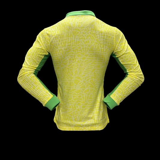 Brazil Home Jersey Long Sleeve 24/25 - Player Version