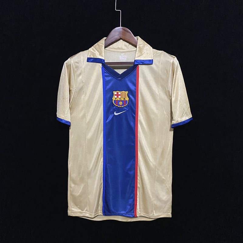 Maillot Barça 2002 rétro - vue de face