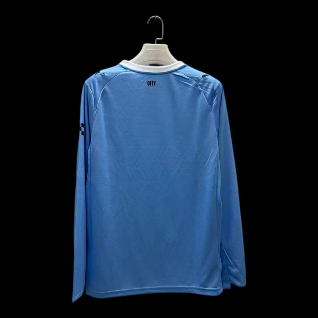 Maillot Man City domicile 2025/2026 manches longues - vue de dos