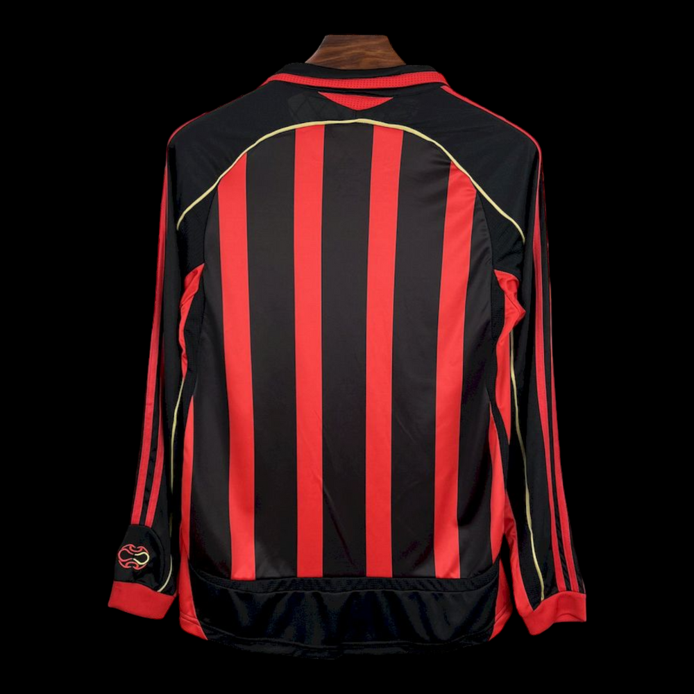 Maillot Milan domicile 2006/2020 manches longues - vue de dos