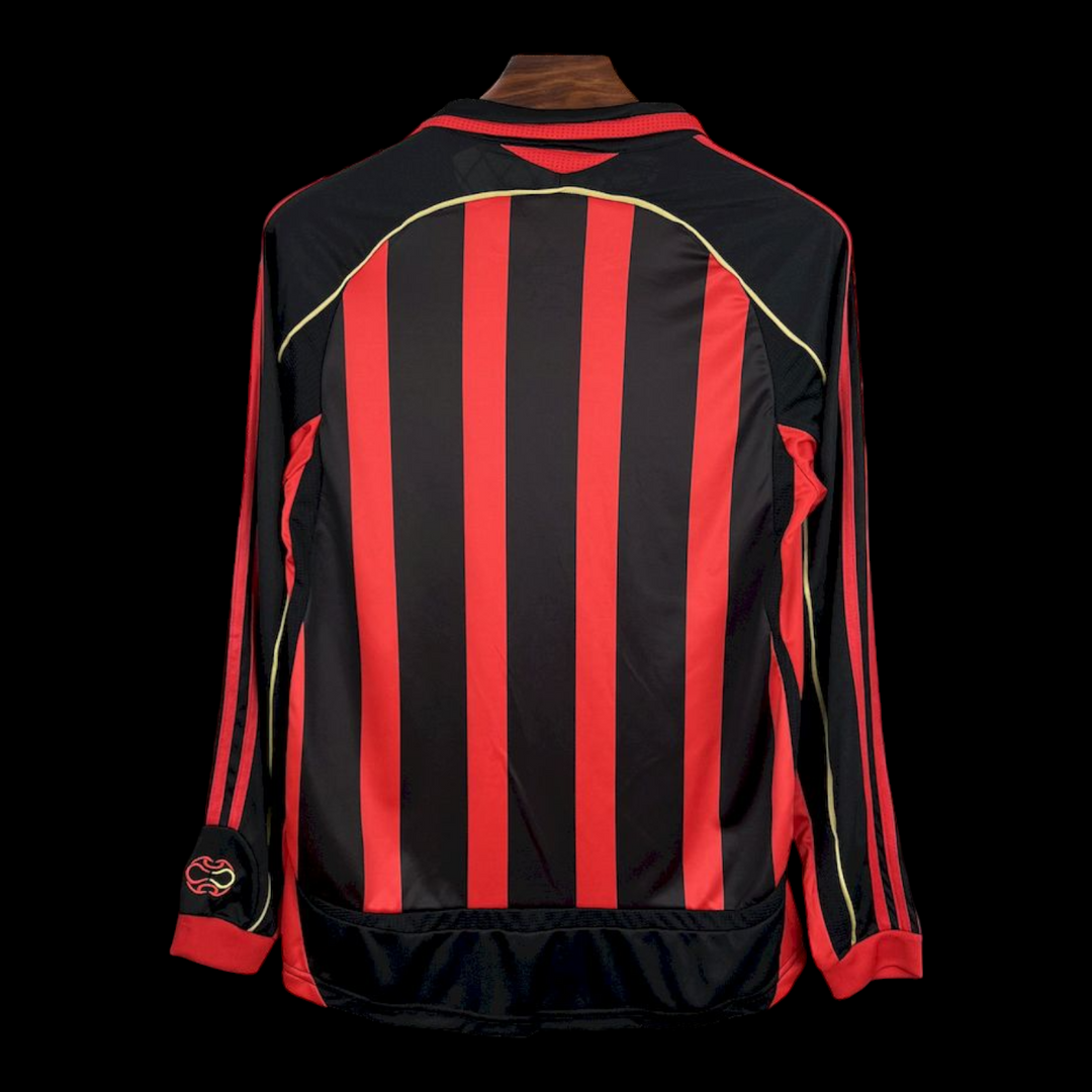 Maillot Milan domicile 2006/2020 manches longues - vue de dos