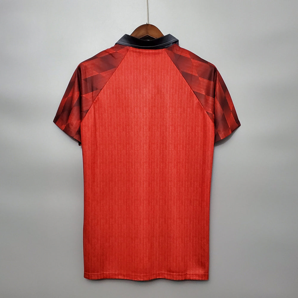 Maillot Man Utd 1996 rétro - vue de dos