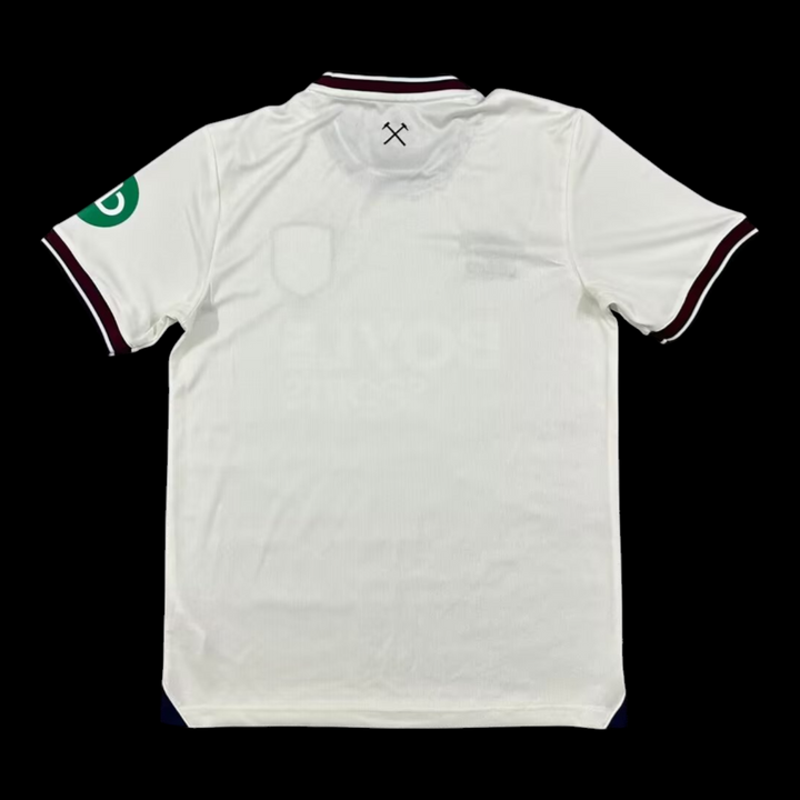 Maillot West Ham extérieur 2025/2026 - vue de dos