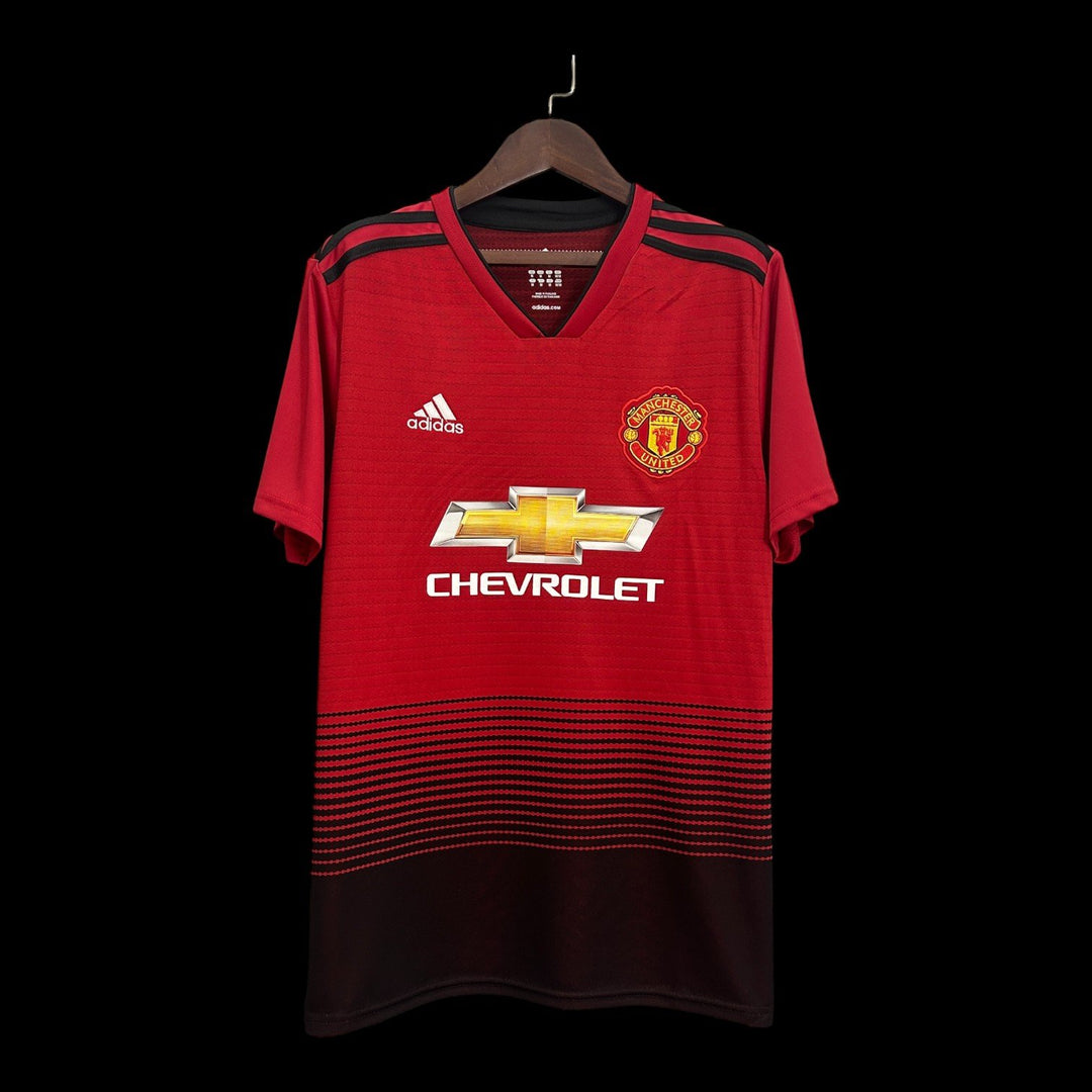 Maillot Man Utd 2018/2019 rétro - vue de dos