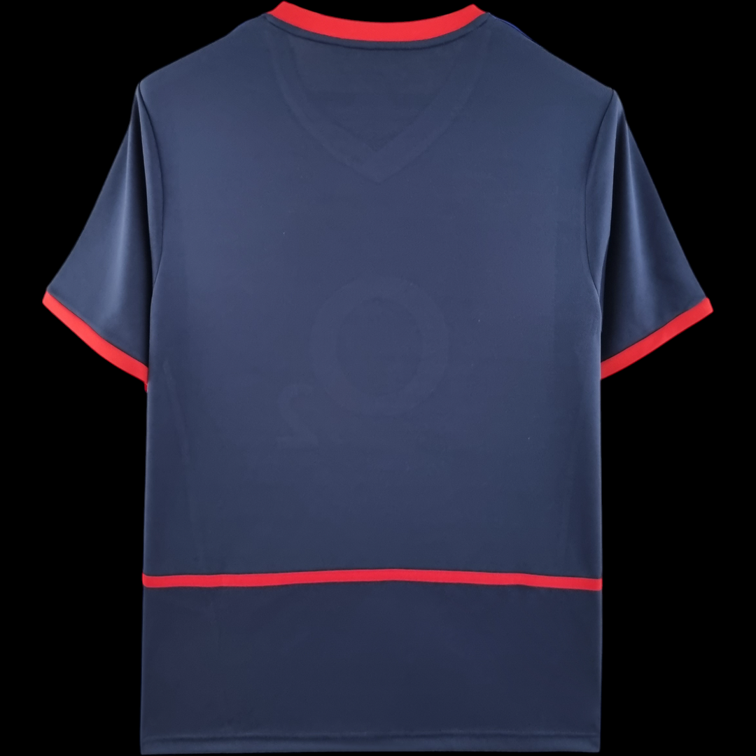 Maillot Arsenal 2002/2004 rétro - vue de dos