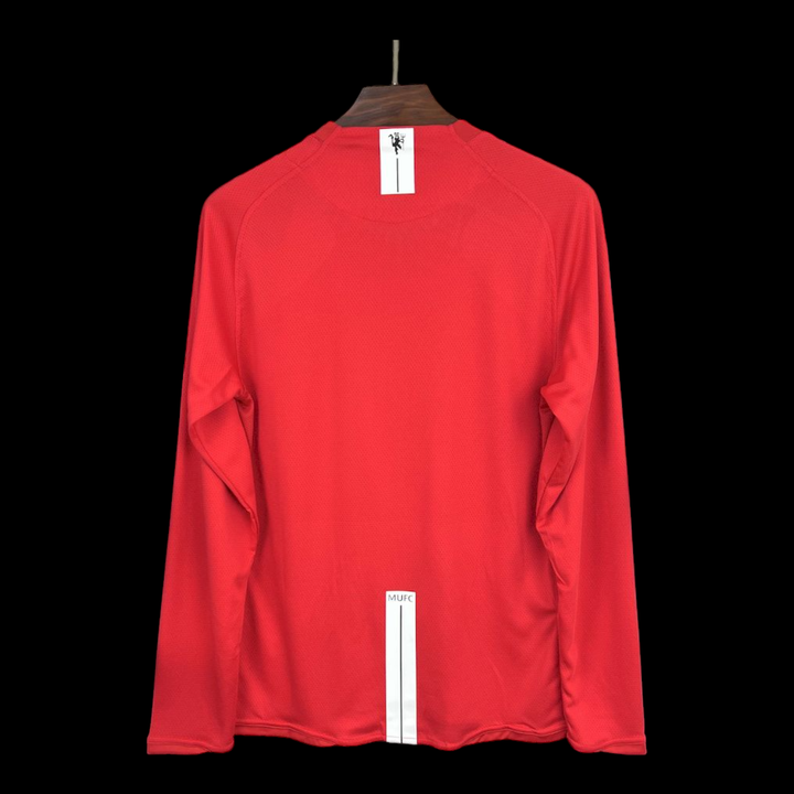 Maillot Man Utd domicile 2007/2008 rétro - vue de dos
