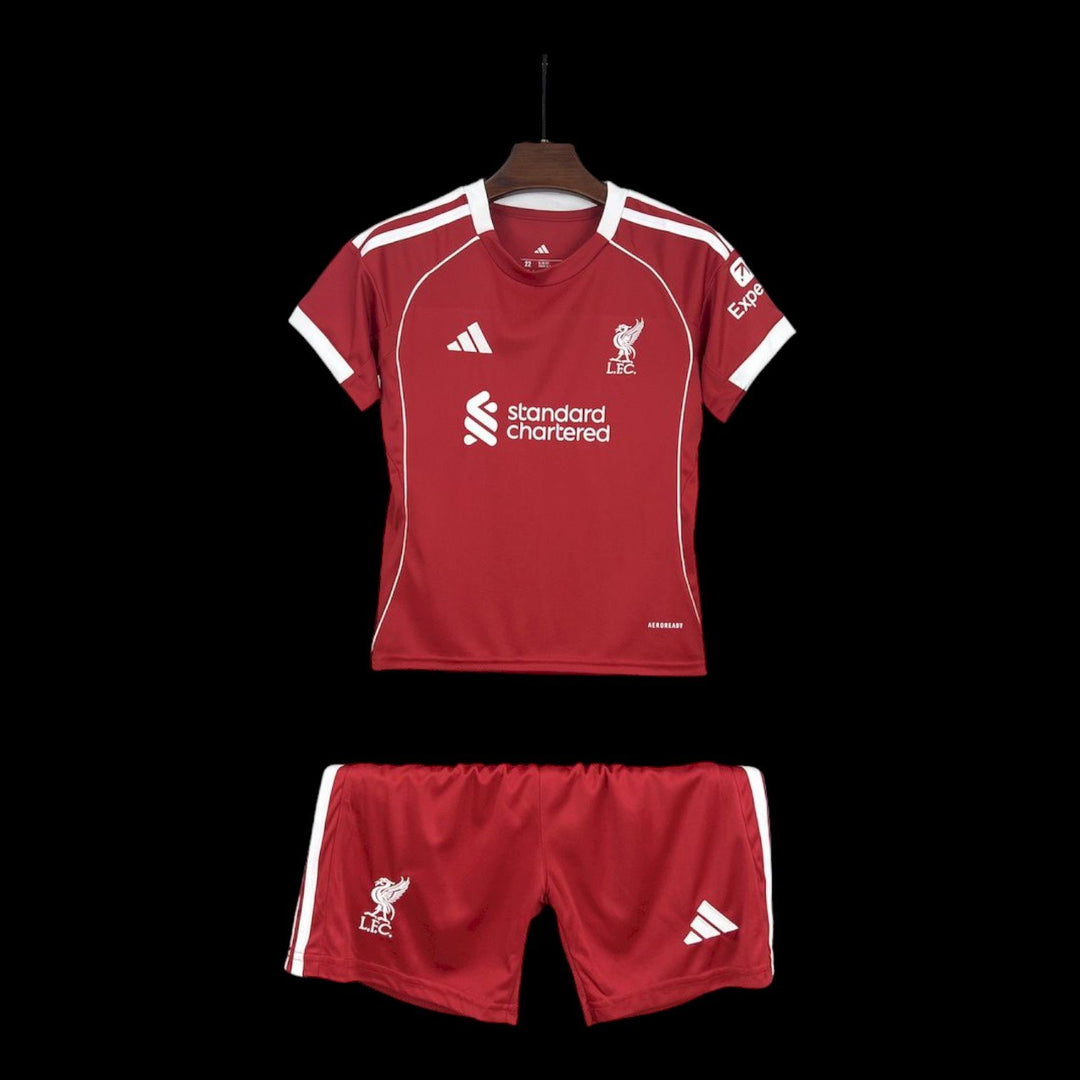 Maillot Liverpool domicile 2025/2026 enfant - vue de face