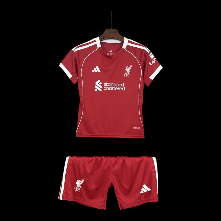 Maillot Liverpool domicile 2025/2026 enfant - vue de face