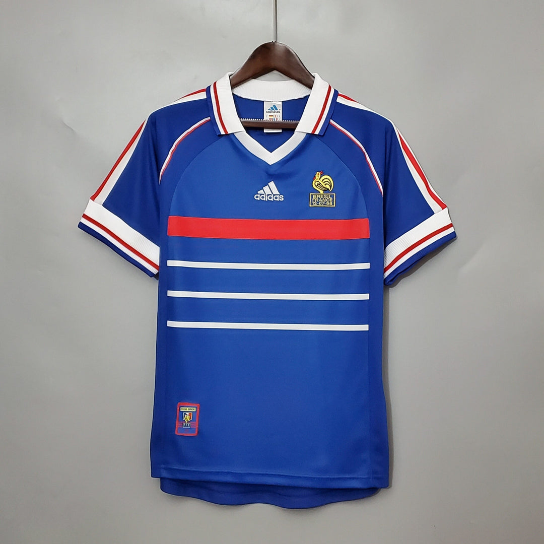Maillot France 1998 rétro - vue de face