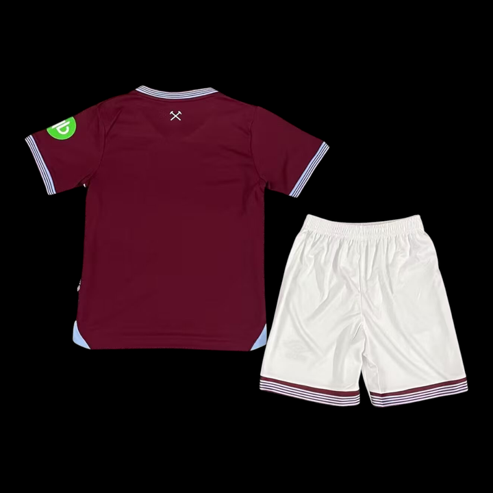 Maillot West Ham domicile 2025/2026 enfant - vue de dos