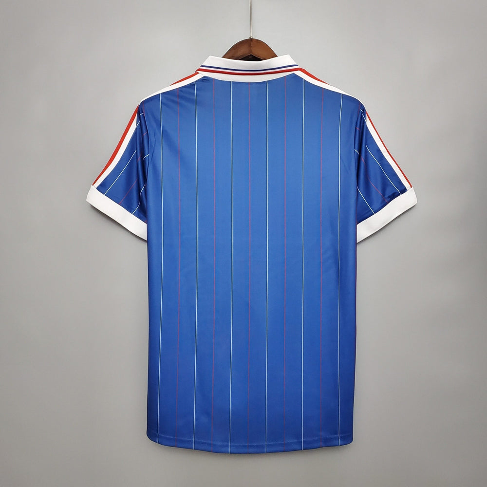 Maillot France 1982 rétro - vue de dos