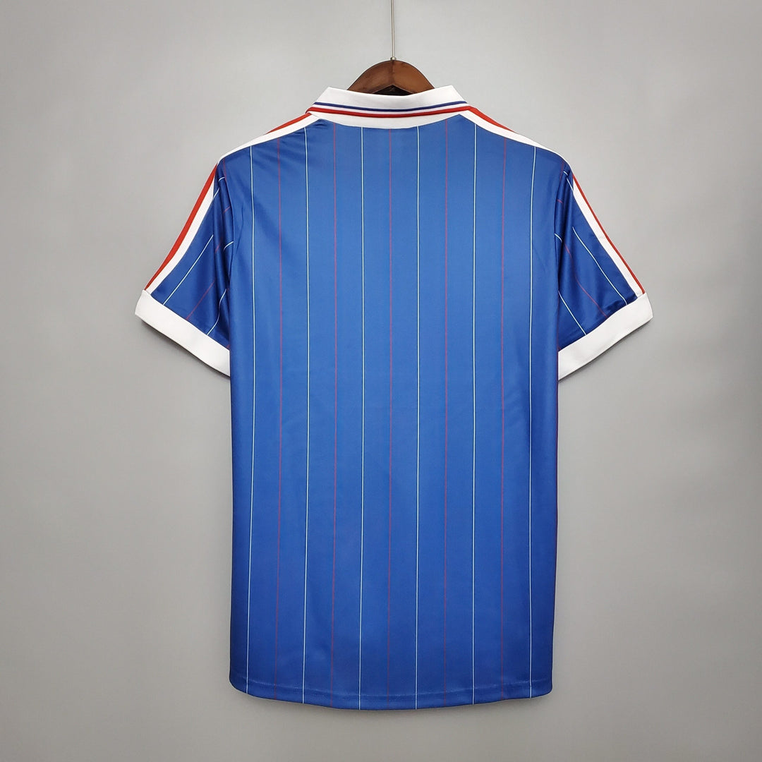 Maillot France 1982 rétro - vue de dos