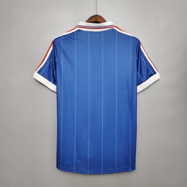Maillot France 1982 rétro - vue de dos