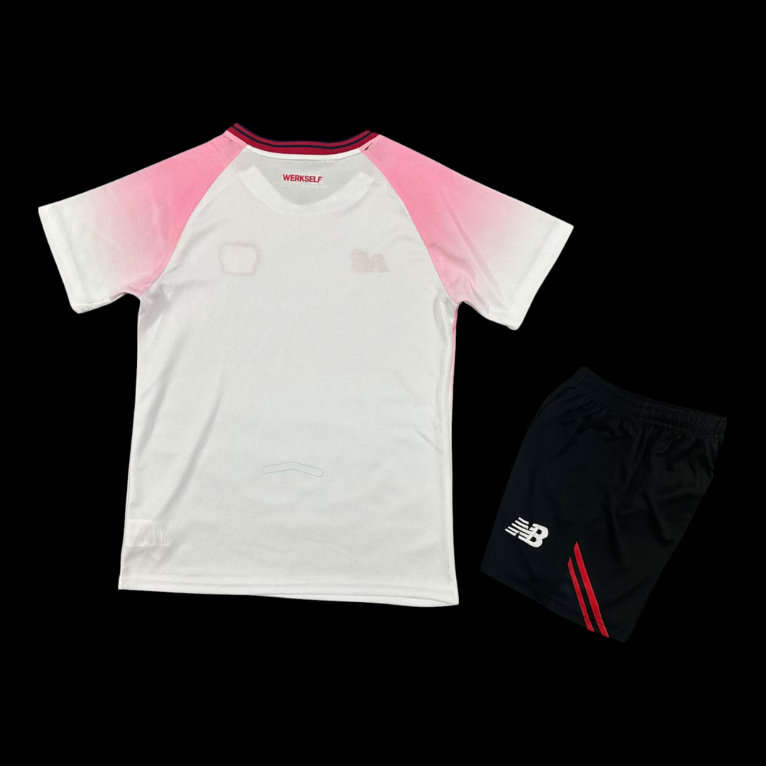 Maillot Bayer extérieur 2025/2026 enfant - vue de dos
