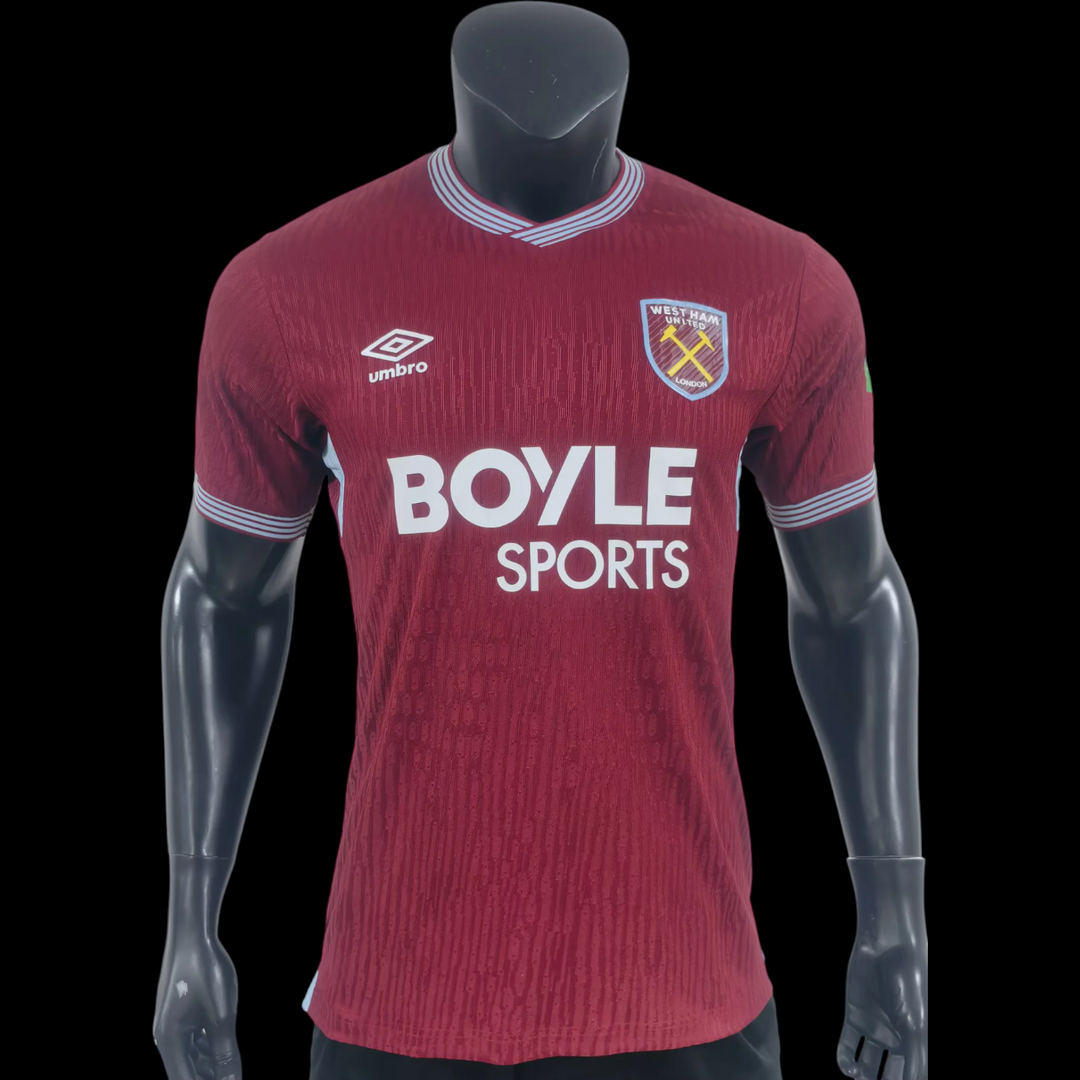 Maillot West Ham domicile 2025/2026 Player Version - vue de face