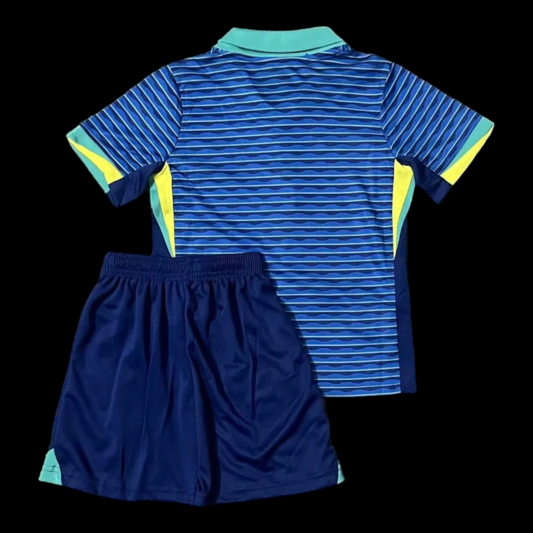 Maillot Brésil extérieur 2024/2025 enfant - vue de dos