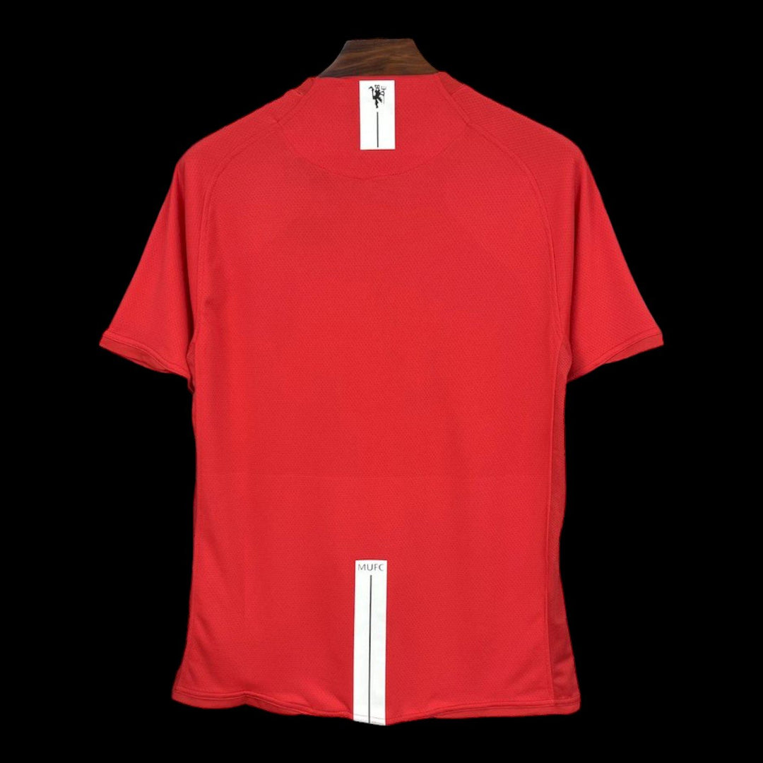 Maillot Man Utd domicile 2007/2008 rétro - vue 4