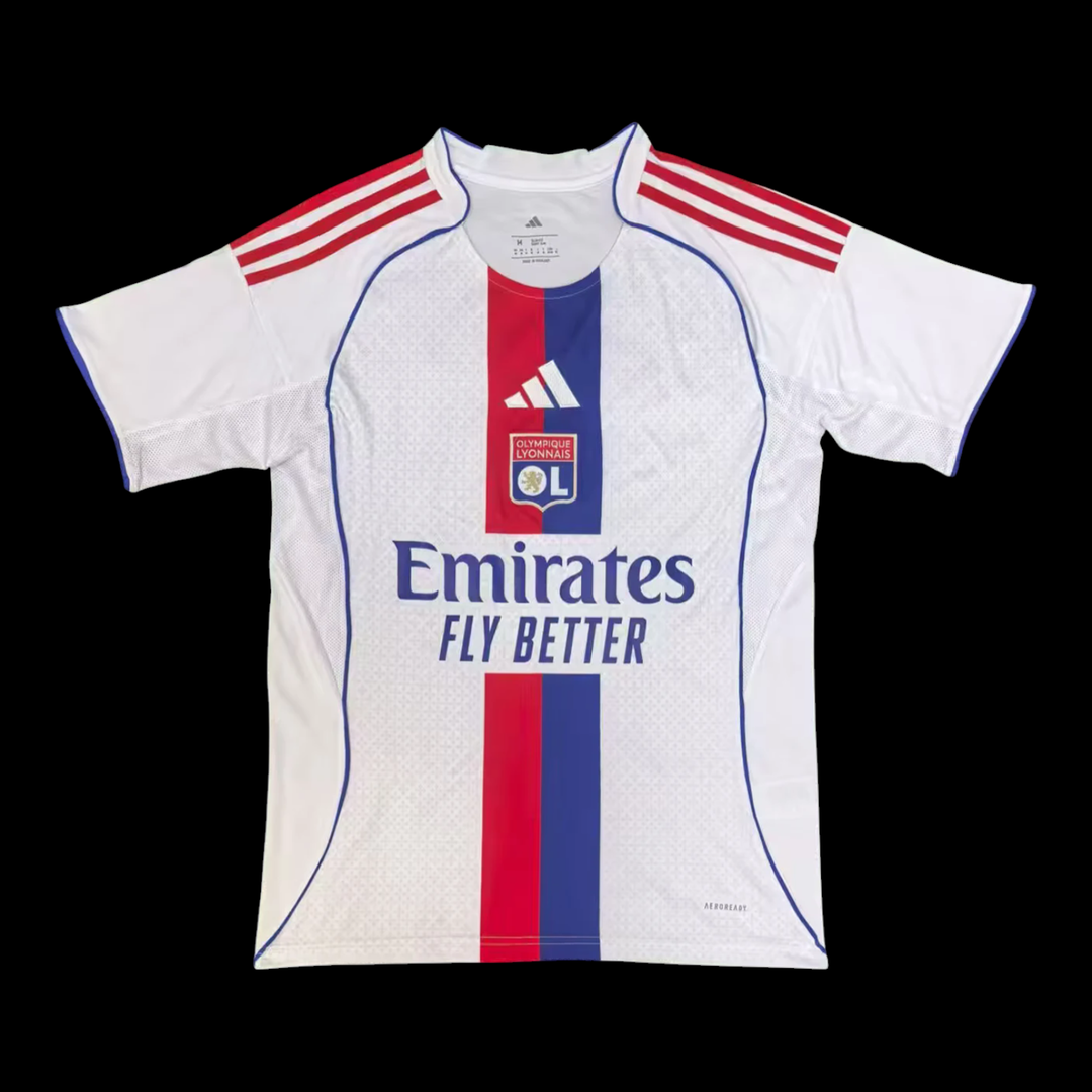 Maillot OL domicile 2025/2026 - vue de face