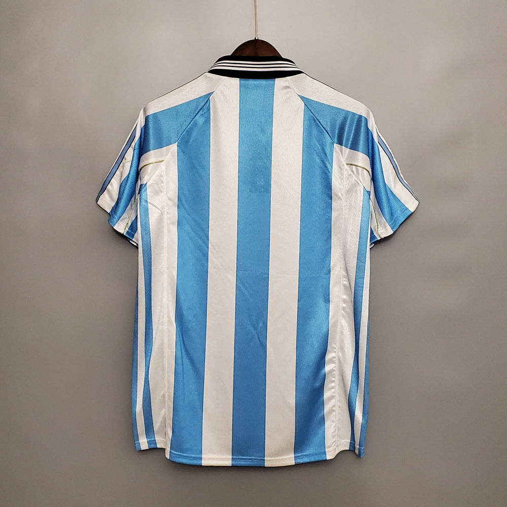 Maillot Argentine 1998 rétro - vue de dos