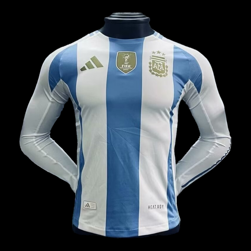 Maillot Argentine domicile 2024/2025 Player Version manches longues - vue de face