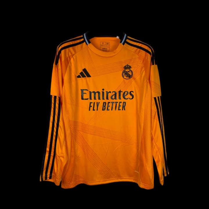 Maillot Real Madrid extérieur 2024/2025 manches longues - vue de face