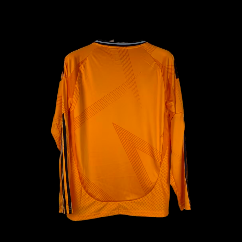 Maillot Real Madrid extérieur 2024/2025 manches longues - vue de dos