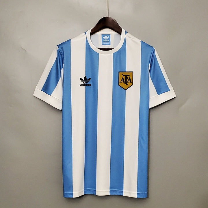 Maillot Argentine 1978 rétro - vue de face