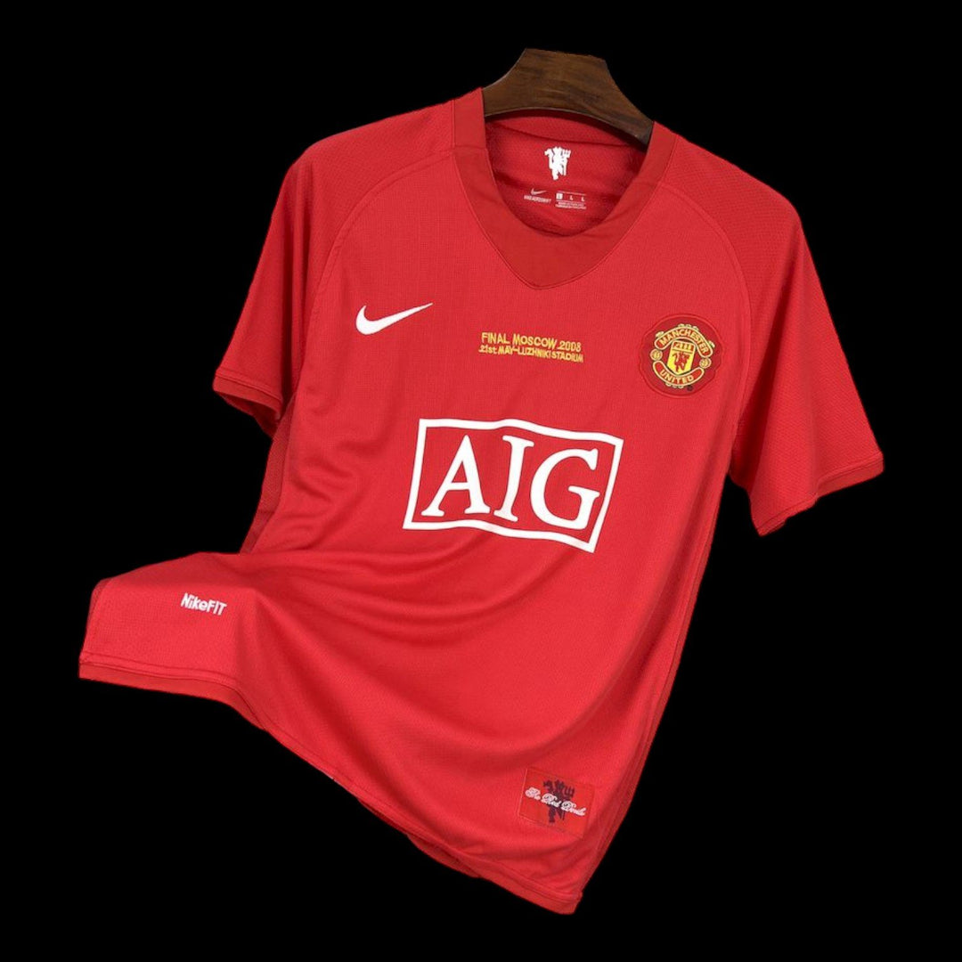 Maillot Man Utd domicile 2007/2008 rétro - vue 3