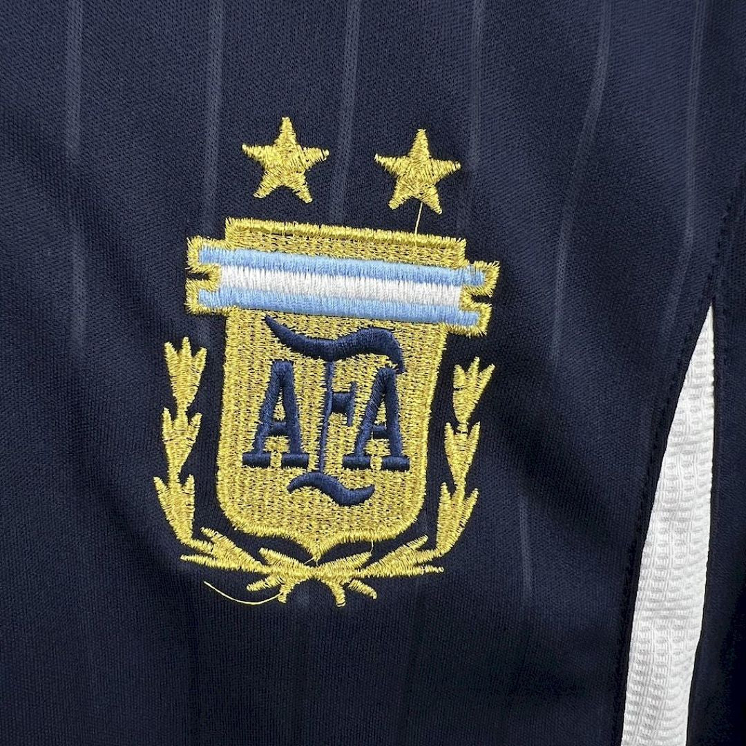 Maillot Argentine 2006 Coupe du Monde Exterieur Manches Longues