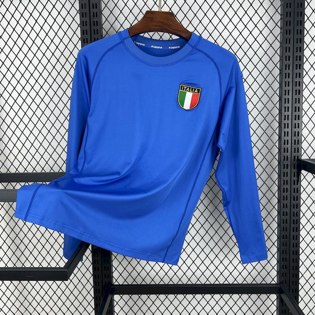 Maillot Italie 2000 Domicile Manches Longues