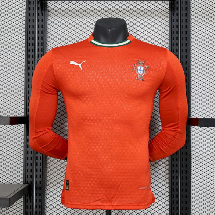 Maillot Portugal 2025 Domicile Version Joueur Manches Longues
