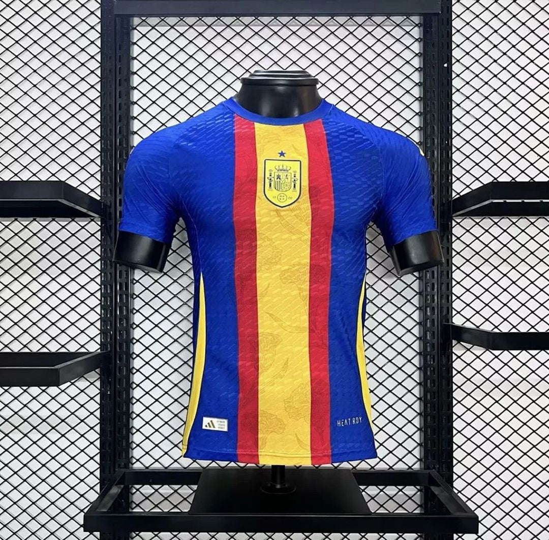 Maillot Espagne 2024 Avant-Match Version Joueur
