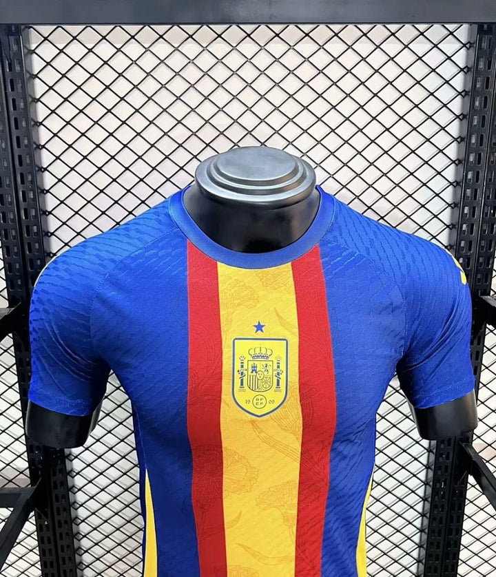 Maillot Espagne 2024 Avant-Match Version Joueur