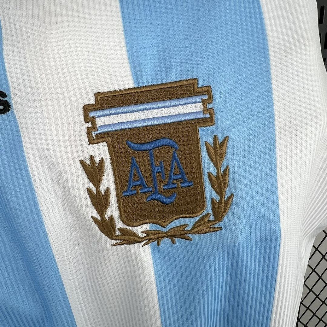 Maillot Argentine Domicile Manches Longues