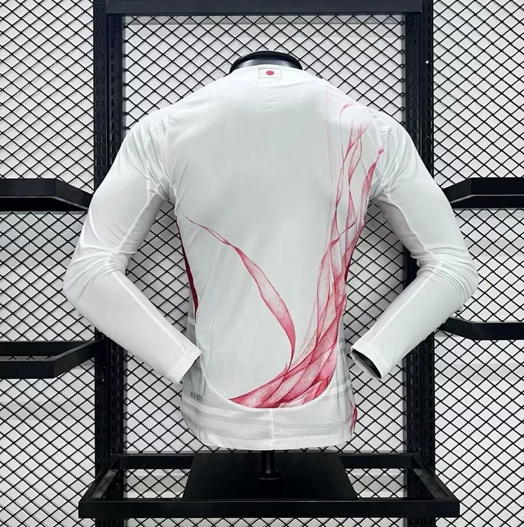 Maillot Japon 2024 Exterieur Version Joueur Manches Longues