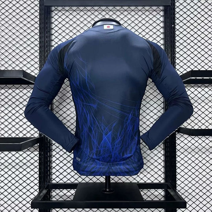 Maillot Japon 2024 Domicile Version Joueur Manches Longues