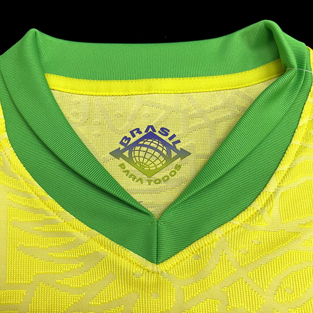 Maillot Bresil Coupe du Monde Domicile Version Joueur