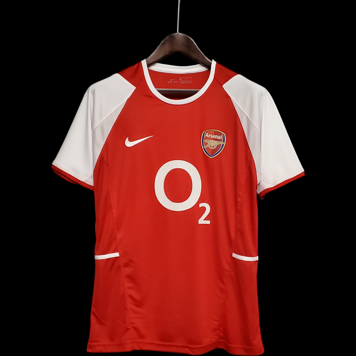 Maillot Arsenal 2004/2005 rétro - vue de face