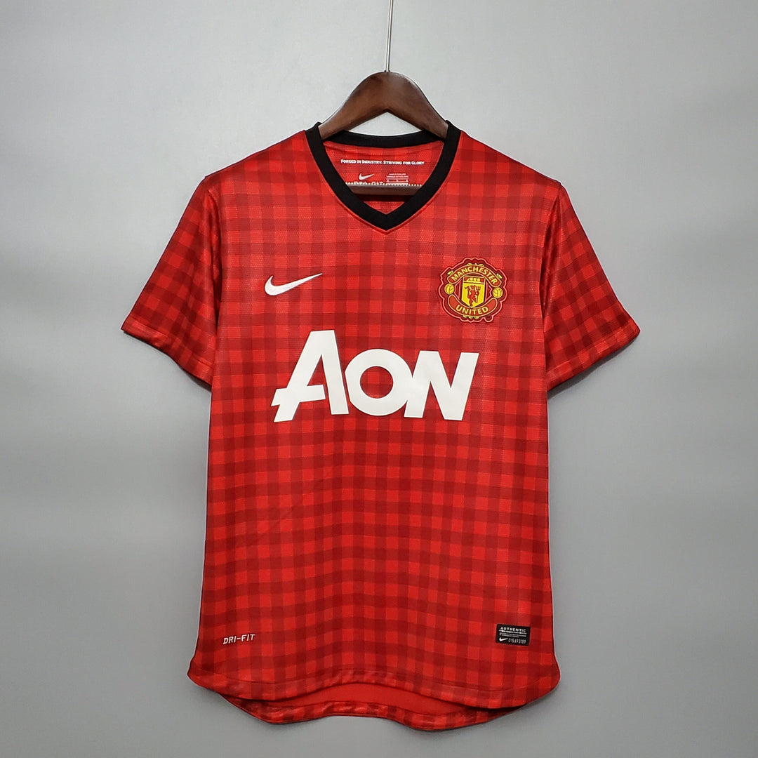 Maillot Man Utd 2012/2013 rétro - vue de face