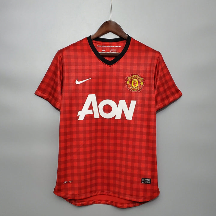 Maillot Man Utd 2012/2013 rétro - vue de face