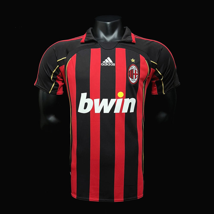 Maillot Milan 2006 rétro - vue de face