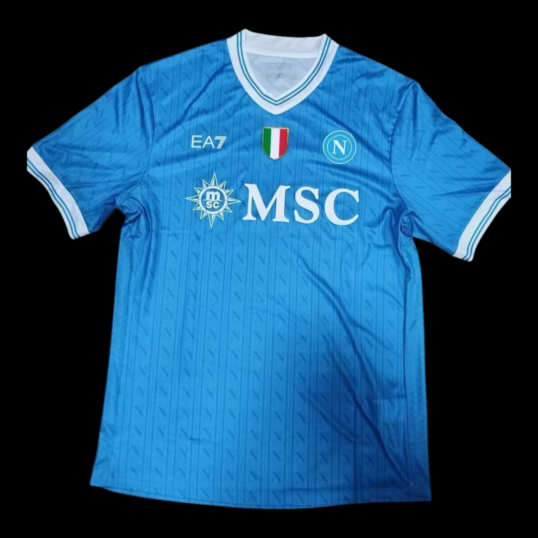 Maillot Naples domicile 2025/2026 - vue de face