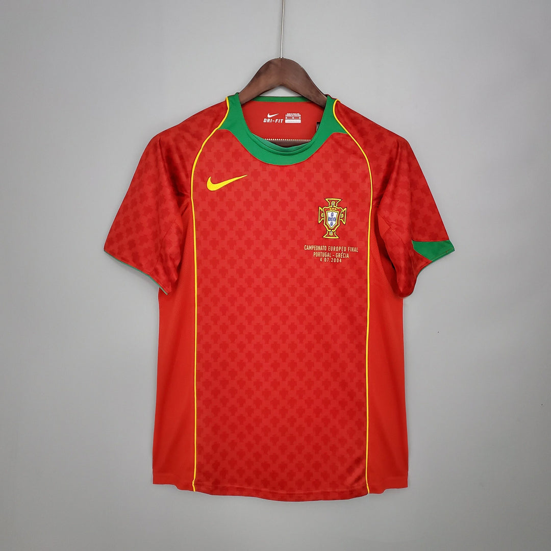 Maillot Portugal 2004 rétro - vue de face