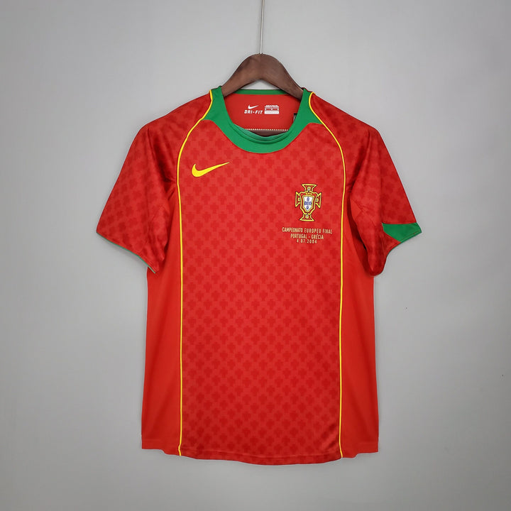 Maillot Portugal 2004 rétro - vue de face