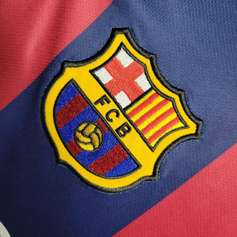 Maillot Barça domicile 2014 manches longues - vue 4