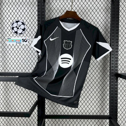 Barcelona 2025 Black Special Shirt