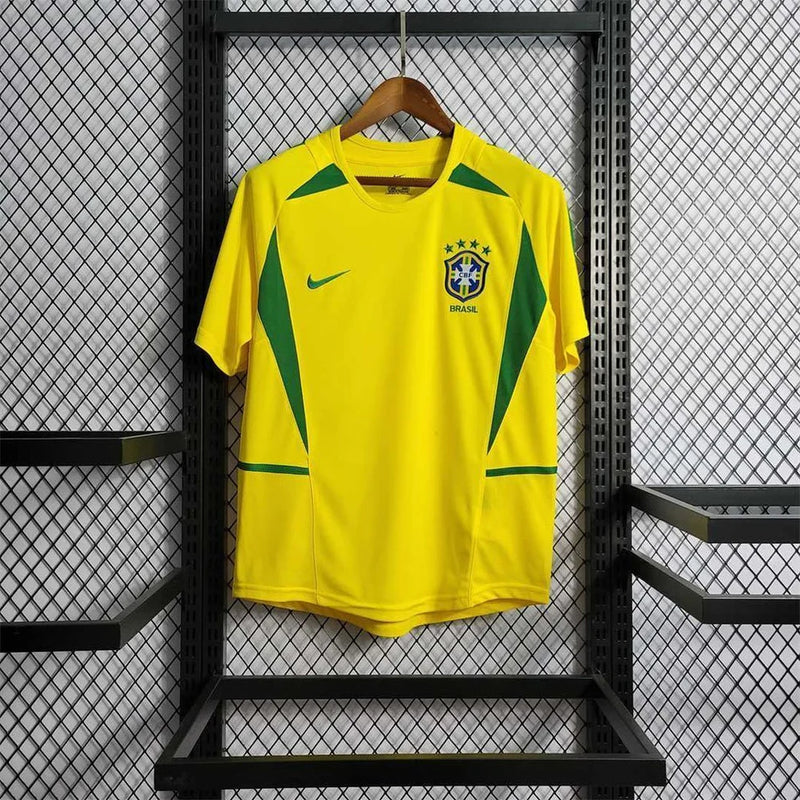 Maillot Brésil domicile 2002 - vue de face