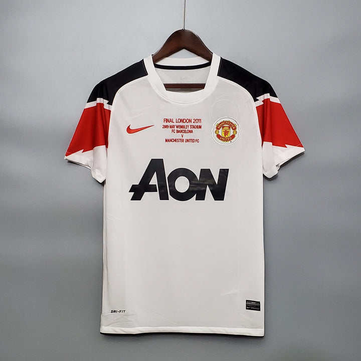 Maillot Man Utd 2010/2011 rétro - vue de face