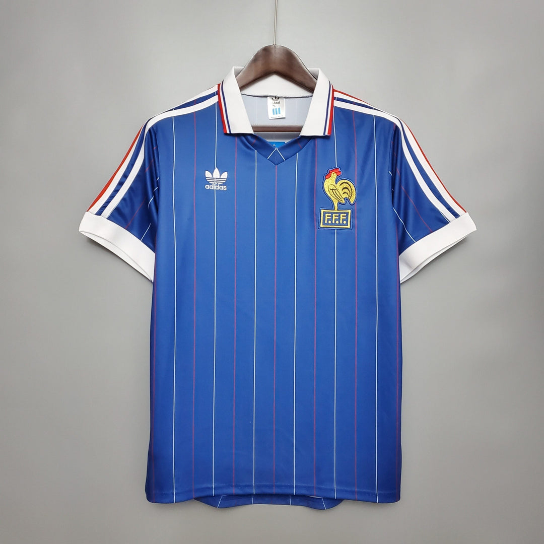 Maillot France 1982 rétro - vue de face